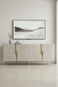 Evva 150 - Anthracite, Gold, Travertine