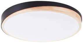 Brilliant - LED Dimmelhető mennyezeti lámpa BAARLO LED/36W/230V átm. 50 cm fekete + távirányító