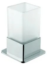 BEMETA PLAZA Álló pohártartó, üveg, 75x170x75mm, 200ml, króm (140110061)