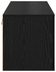 Cipőszekrény polcokkal Musta tammi 100 x 35 x 38 cm Faanyag