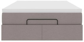 Oszmán ágykeret matraccal tópszín 120x200cm szövet