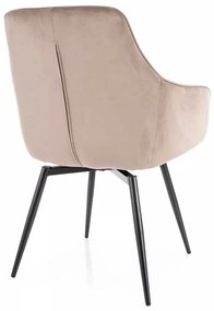 Montale Velvet étkezőszék, bézs