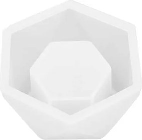 Szilikon öntőforma Hexagon gyanta gipsz cementhez