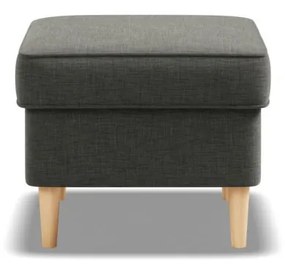 Uszak lábtartó, fonott, fekete