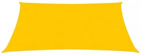 sárga HDPE napvitorla 160 g/m² 2,5 x 2,5 m