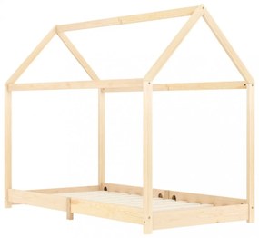 tömör fenyőfa gyerekágy-keret 90 x 200 cm