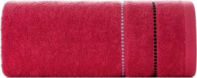 Suzi törölköző 50x90 piros 500 g/m2 pamut frottír
