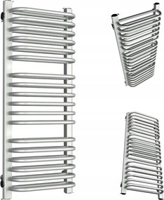 Fürdőszobai Radiátor Függőleges Double 1220/400 Ezüst