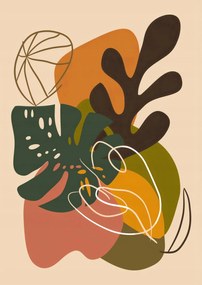 Poszter 21x29,7cm Erdei kompozíció