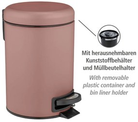 Acél pedálos szemetes 3 l Leman – Wenko