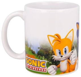 Sonic a sündisznó Power Trio porcelán bögre 325 ml (11 oz) Díszdobozban