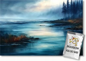 Fotótapéta Flizelina Tájkép Erdő Köd Tenger Öböl Tengerpart 400x280 ragasztó