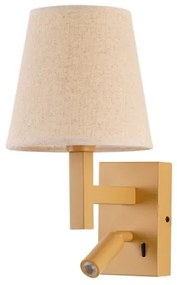 Brilagi - LED Fali lámpa DEYA 1xE14/40W/230V + LED/3W len/arany