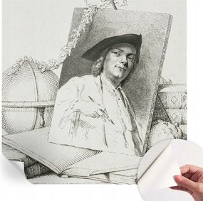 Öntapadós tapéta Falfestmény Prémium Művészi portré 250x250 cm