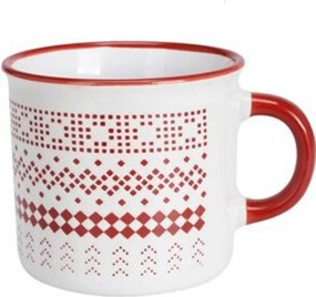 Fehér Karåcsonyi Bögre Keråmia Ajåndék Bögre 285ml Norvég Pulóver