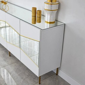 Nice White and Gold szekrény