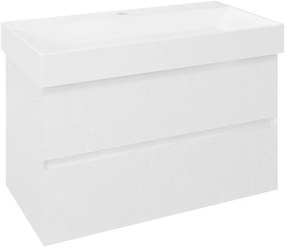 Sapho Filena szekrény 82x43x51.5 cm Függesztett, mosdó alatti fehér FID1285B