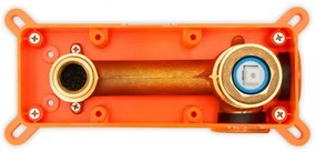 BAT-B0969 - LUNGO mosdócsaptelep rejtett beépítéshez, matt fekete