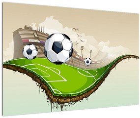 Kép - futballpálya (90x60 cm)