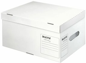 Archiválókonténer, S méret, LEITZ Infinity, fehér (E61050000)