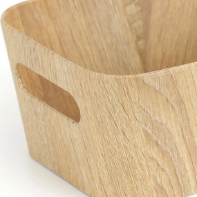 Kitchisimo 2 db tároló kosár szett 26 × 18 × 11cm, természetes, S