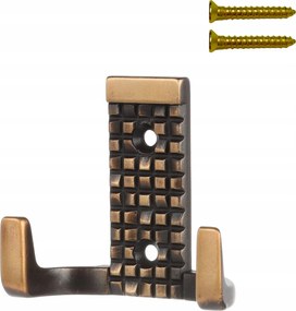 Fali akasztó retro akasztó vintage barna előszobai ruhákhoz