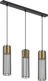 Sigma lighting modern függeszték fobia fekete arany sig33455