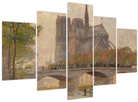 Kép - Robert William Vonnoh, Notre Dame de Paris, reprodukciók (150x105 cm)