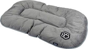 Szürke velúr fekhely kutyáknak 107x62 cm Flakes – Love Story
