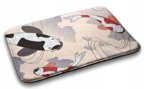 Koi Halak Gumírozott fürdőszobaszőnyeg 75x45 cm