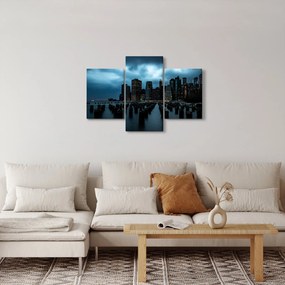 Kép - Kilátás a New York-i felhőkarcolókra (90x60 cm)