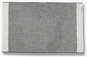 Fekete-fehér textil fürdőszobai kilépő 50x80 cm Grid – Mette Ditmer Denmark