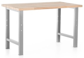 Műhelyasztal Basic, 120 x 80 cm, szürke - ral 7038