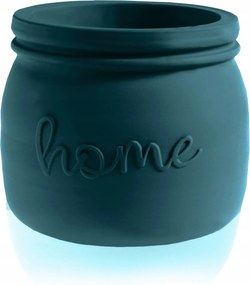 Virágtartó Home Dark Turquoise Poli 11 cm Virágtartó