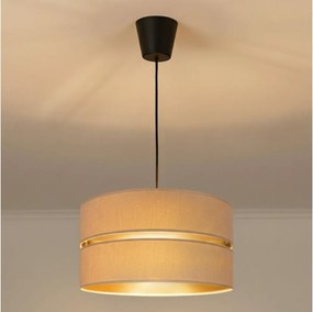 Brilagi - DUO-DUO kábeles csillár 1xE27/60W/230V átm. 40 cm bézs/arany