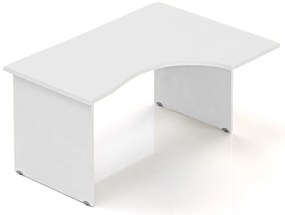 Visio ergonomikus asztal 140 x 100 cm, jobb, fehér