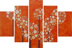 Kép - Narancssárga erdő (150x105 cm)