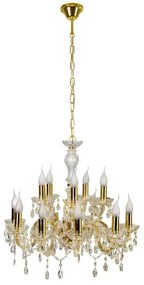 Csillár láncon MARIA TERESA 12xE14/40W/230V