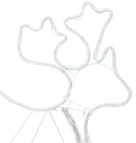 LED Karácsonyi Dekoráció Sokszínű 69 x 79 cm PVC