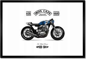 Poszterek keretben 60x40 Motorkerékpár Antik Vintage
