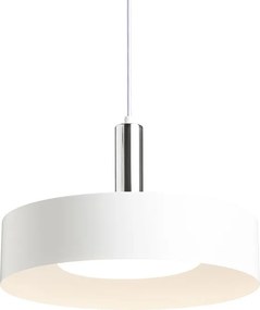 RENDL GIULIA 40 závěsná bílá chrom 230V LED E27 30W
