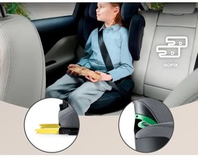 KINDERKRAFT SELECT - Autósülés XPAND 2 i-Méret (100-150 cm) Premium Rakéta szürke