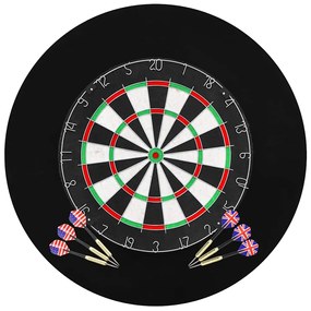 szizál professzionális darts tábla 6 nyíllal és tábla védővel