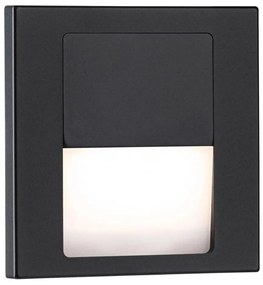 Paulmann 80001 - LED 1W lépcsővilágítás TSARO 230V Follow fekete