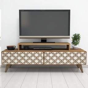 TV asztal/szekrény Curio (dió + krém). 1071860