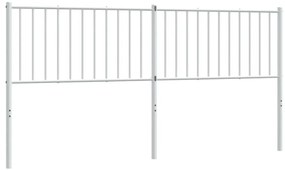 fehér fém fejtámla 180 cm