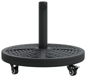 Napernyő Talapzat Kerek Kerekekkel Ø38-48 mm-es Oszlopokhoz 13 kg