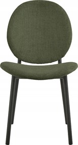 Kárpitozott szék étkező konyha nappali háttámla erdei zöld Cliff