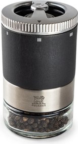 Maestro grafit színű borsőrlő, 11 cm, fa és acél