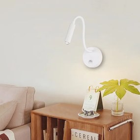 Brilagi - LED Dimmelhető flexibilis fali lámpa MAYA 1xG9/4W/230V fehér